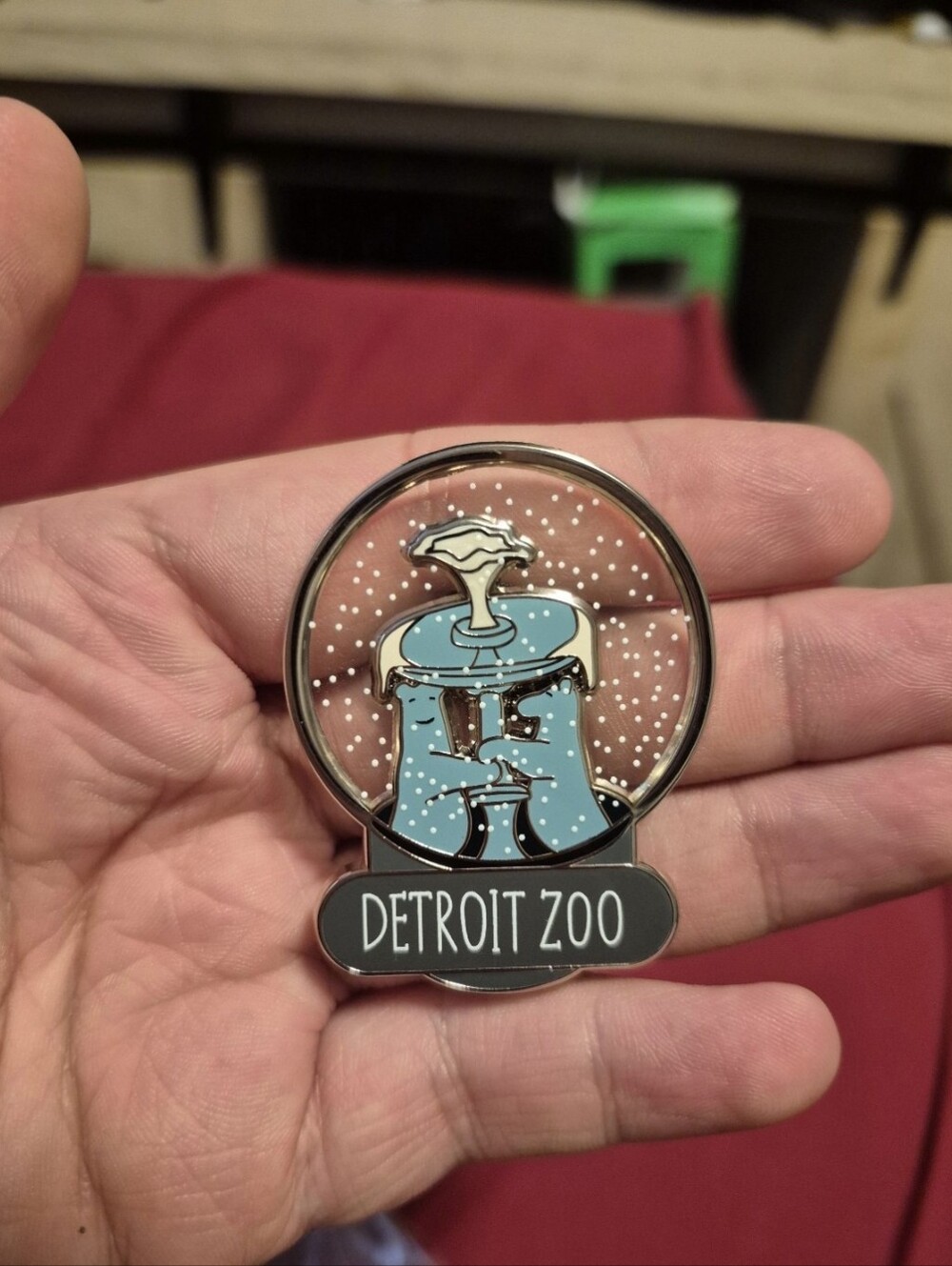 Coraline Detroit zoo fantasy pin